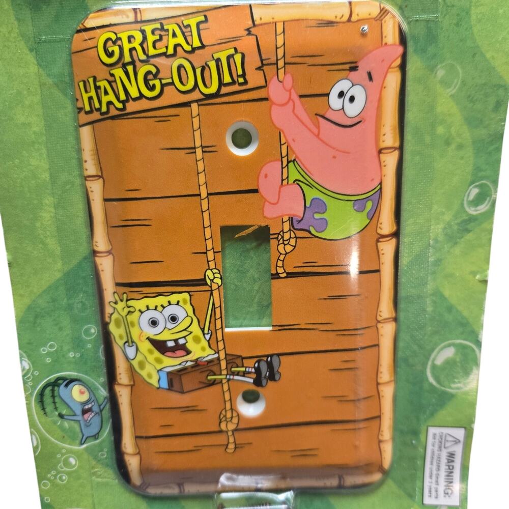 Spongebob Squarepants Nickelodeon Switchplate Light Switch Cover Nautical New
